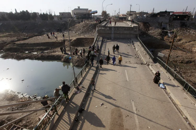 Mosul: anúncio ocorre três meses depois do início de uma grande ofensiva para retomar a cidade (Alaa Al-Marjani/Reuters)
