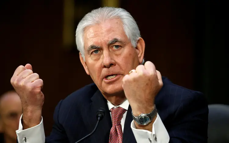 Tillerson: “É importante que os EUA mantenham seu lugar na mesa em relação à forma de combater a ameaça das mudanças climáticas" (Kevin Lamarque/Reuters)