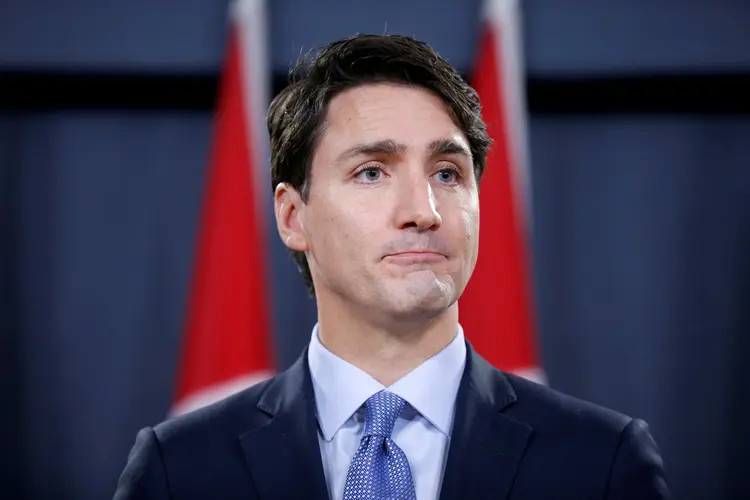 Justin Trudeau: primeiro-ministro canadense disse na cúpula do G7 que tarifas impostas em nome da "segurança nacional" dos EUA, eram "insultantes" (Chris Wattie/Reuters)