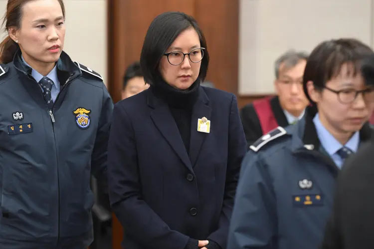Chang Si-ho: sobrinha da "Rasputina" também admitiu ter desviado dinheiro de centro (Kim Min-Hee/Reuters)