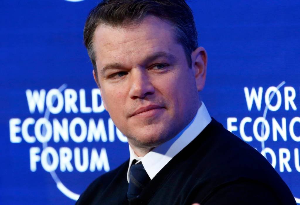 Matt Damon: “As pessoas pobres pagam mais pela água proporcionalmente do que a classe média" (Ruben Sprich/Reuters)