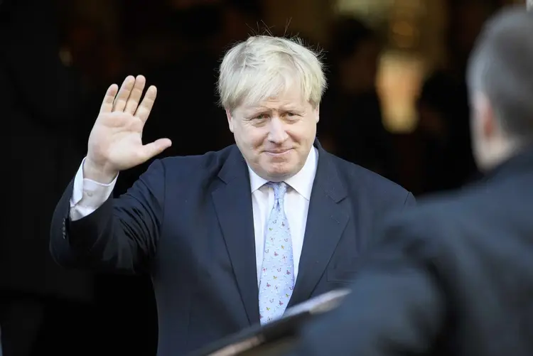 Boris Johnson: "Felicidades a Donald Trump no dia de sua cerimônia de posse. Desejamos continuar com os sólidos laços entre o Reino Unido e Estados Unidos" (Leon Neal/Pool/Reuters)