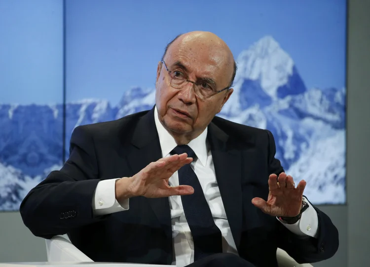 Henrique Meirelles: o ministro declarou que “a decisão de manter foi para observar um pouco mais o comportamento na retomada na economia” (Ruben Sprich/Reuters)