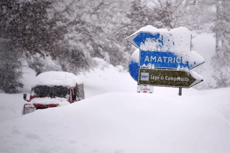 Amatrice: não houve relatos imediatos de vítimas, mas os tremores foram sentidos em Roma (Emiliano Grillotti/Reuters)