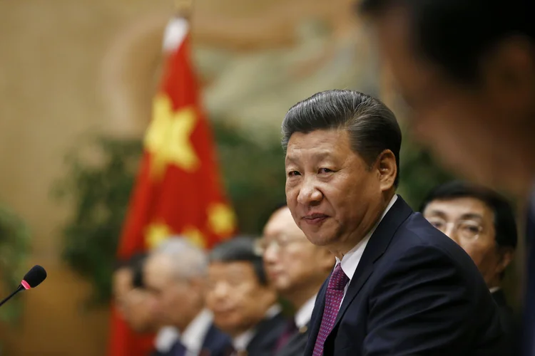 Xi Jinping: desde que assumiu o cargo há mais de quatro anos, o presidente travou a guerra contra a corrupção (Denis Balibouse/Reuters)
