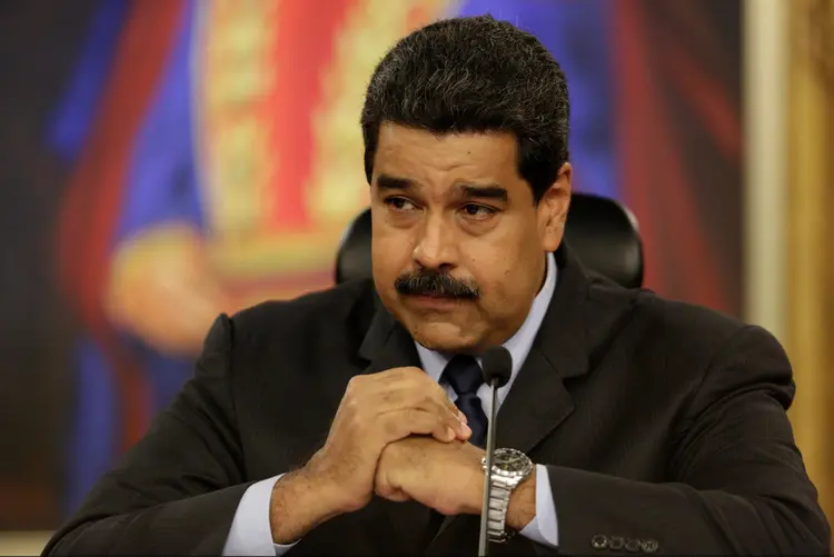 Nicolás Maduro: "Os corruptos que fogem desse país vão para os 'United States' e declaram perseguidos políticos" (Marco Bello/Reuters)