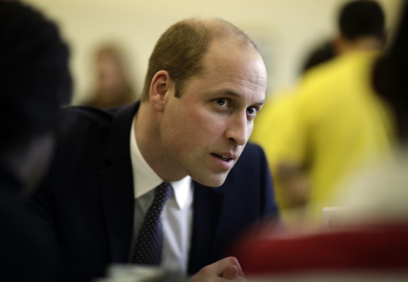 William: O objetivo do príncipe britânico, de 37 anos, segundo na ordem de sucessão ao trono, é "dissipar o pessimismo atual sobre o meio ambiente" (Matt Dunham/Reuters)