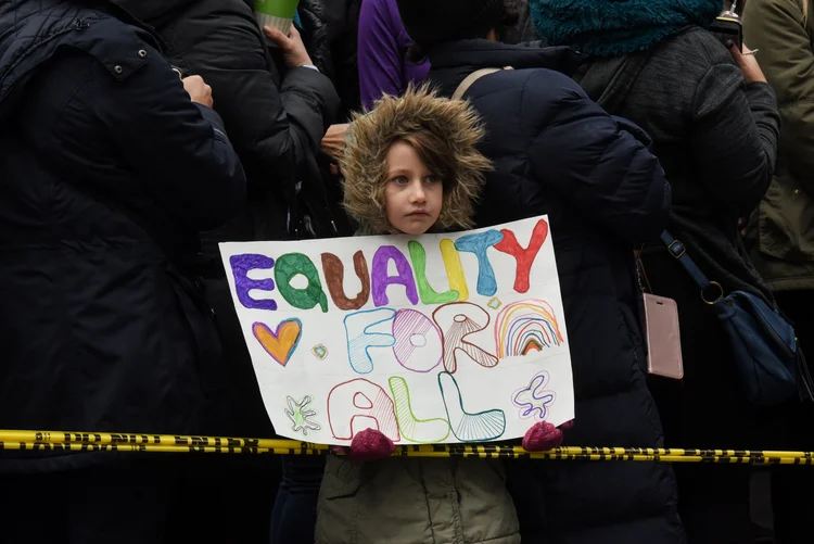 Mulheres: objetivo do alerta é "honrar a luta em prol dos direitos humanos de milhões de mulheres que exigiram o respeito de seus direitos e os dos demais" (Stephanie Keith/Reuters)