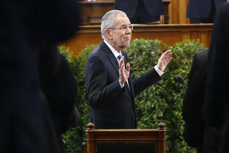 Alexander Van der Bellen: o ecologista assumirá oficialmente seu cargo no antigo Palacio Real de Viena (Leonhard Foeger/Reuters)