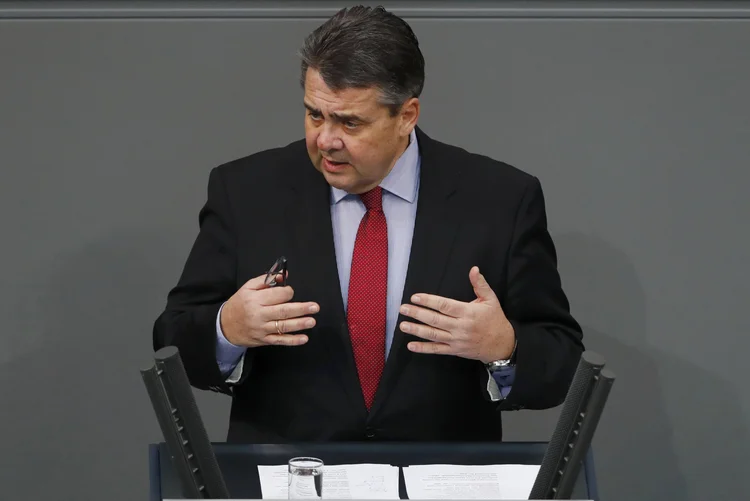 O ministro das Relações Exteriores da Alemanha, Sigmar Gabriel (Fabrizio Bensch/Reuters)