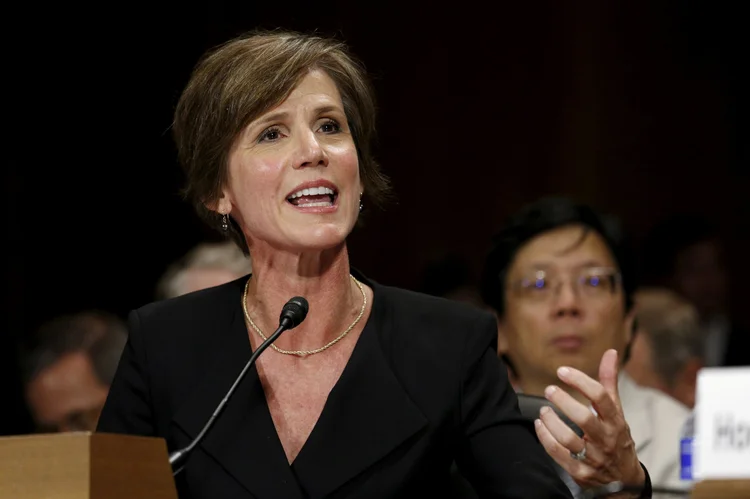 Sally Yates, procuradora-geral dos EUA, foi "demitida" por Donald Trump após discordar do veto migratório (Kevin Lamarque/Reuters)
