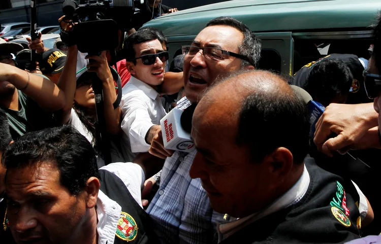 Jorge Cuba: a Justiça peruana determinou há alguns dias sua prisão preventiva por 18 meses, sob a suspeita de que ele recebeu 2 milhões de dólares pagos pela Odebrecht (Guadalupe Pardo/Reuters)