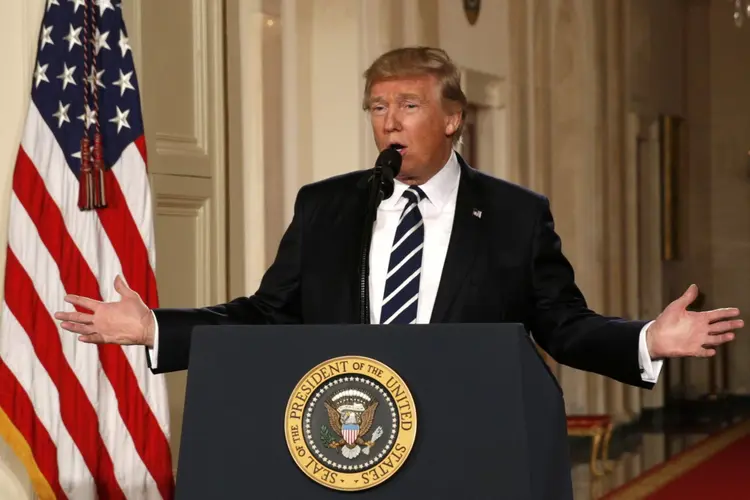 Trump: o decreto anti-imigração de Trump gerou uma grande controvérsia e rejeição dentro e fora dos Estados Unidos (Kevin Lamarque/Reuters)