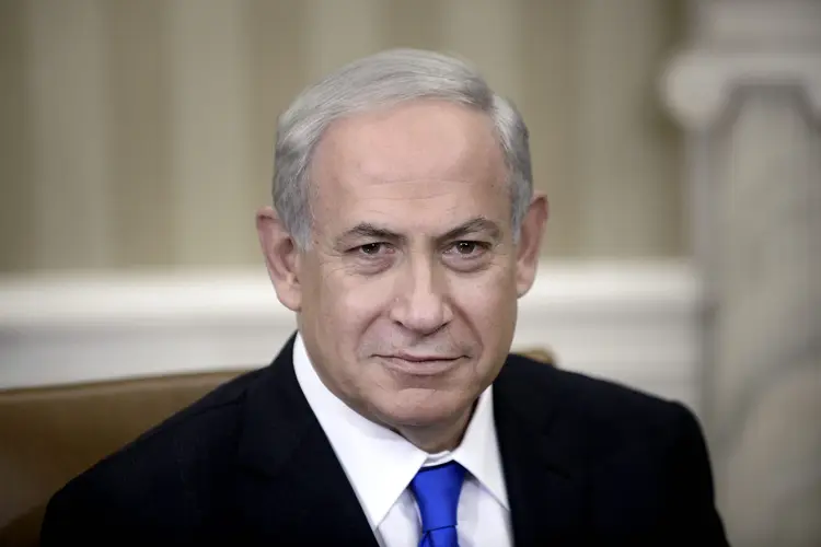 Benjamin Netanyahu: o enviado também será recebido pelo presidente da Autoridade Palestina, Mahmud Abbas (Olivier Douliery/Pool/Bloomberg)