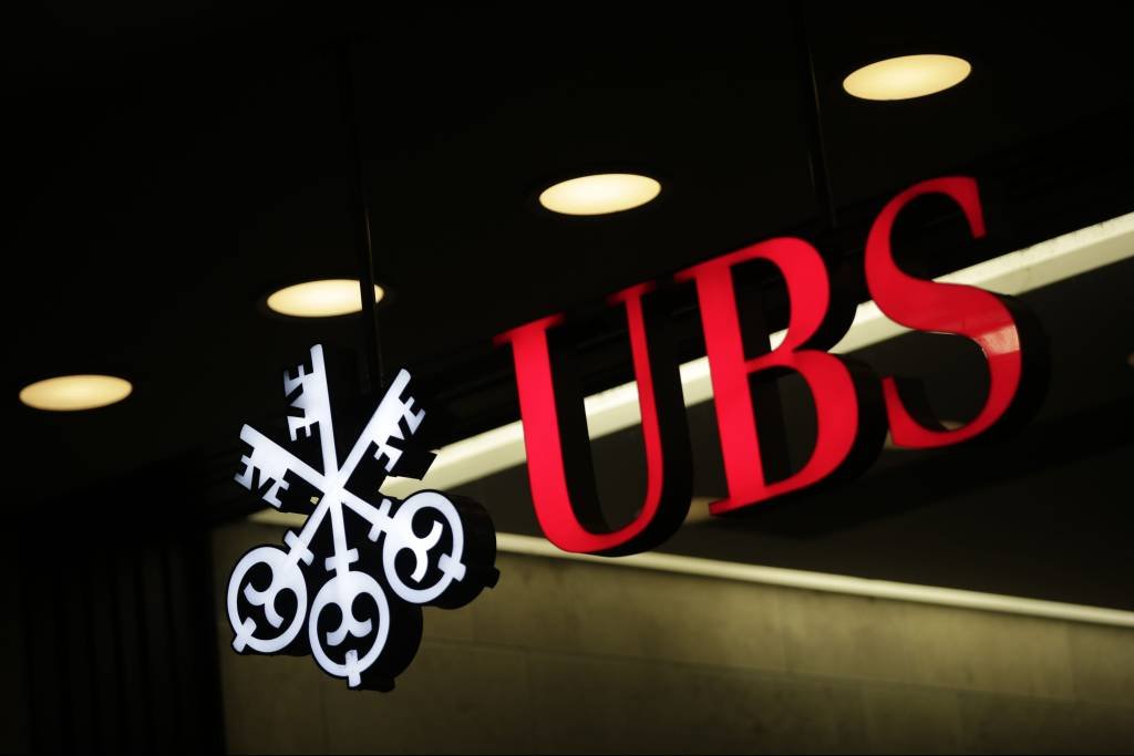 Fachada do UBS (Matthew Lloyd/Bloomberg)