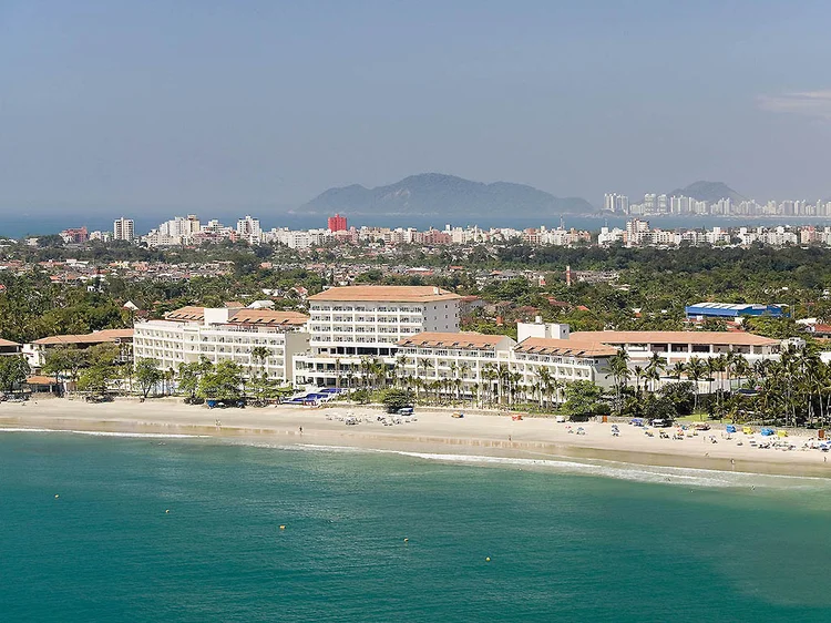 Guarujá: na região, calor fica perto de 30º C (SiteSofitel Guaruja Jequitimar/Reprodução)