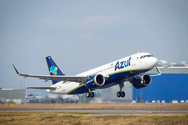 Azul ainda informou que será a única companhia da América do Sul e uma das primeiras do mundo a operar o novo modelo da Airbus (Azul/Divulgação)