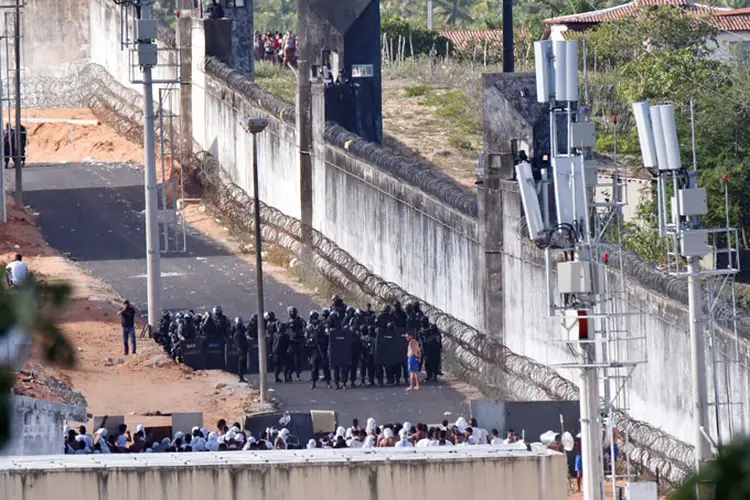 Rebelião: Alcaçuz foi palco de uma rebelião que durou cerca de 14 horas, entre sábado (14) e domingo (15) (Reuters)
