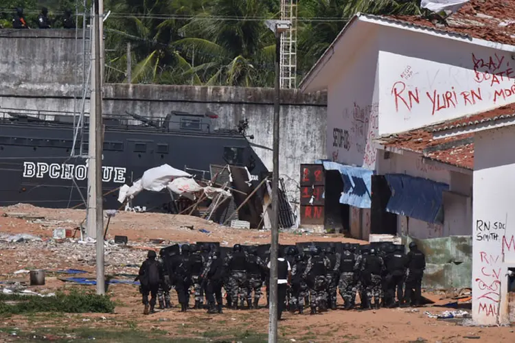 RN: a ideia é reunir ao menos 100 agentes penitenciários que deverão ser cedidos pelos governos federal e estadual (Reuters)