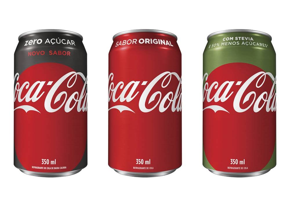 Coca-Cola reduz açúcar em seus principais produtos