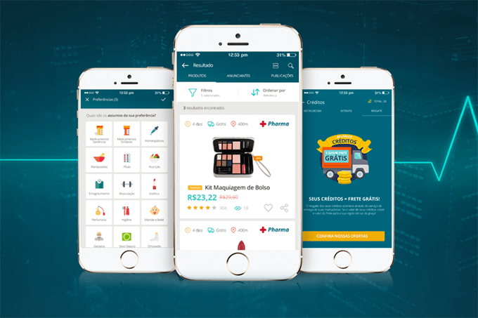 App reúne farmácias e facilita compra de remédios pelo celular