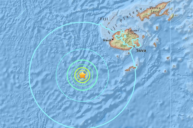 Tremor de magnitude 7,2 sacode Fiji e gera alerta de tsunami