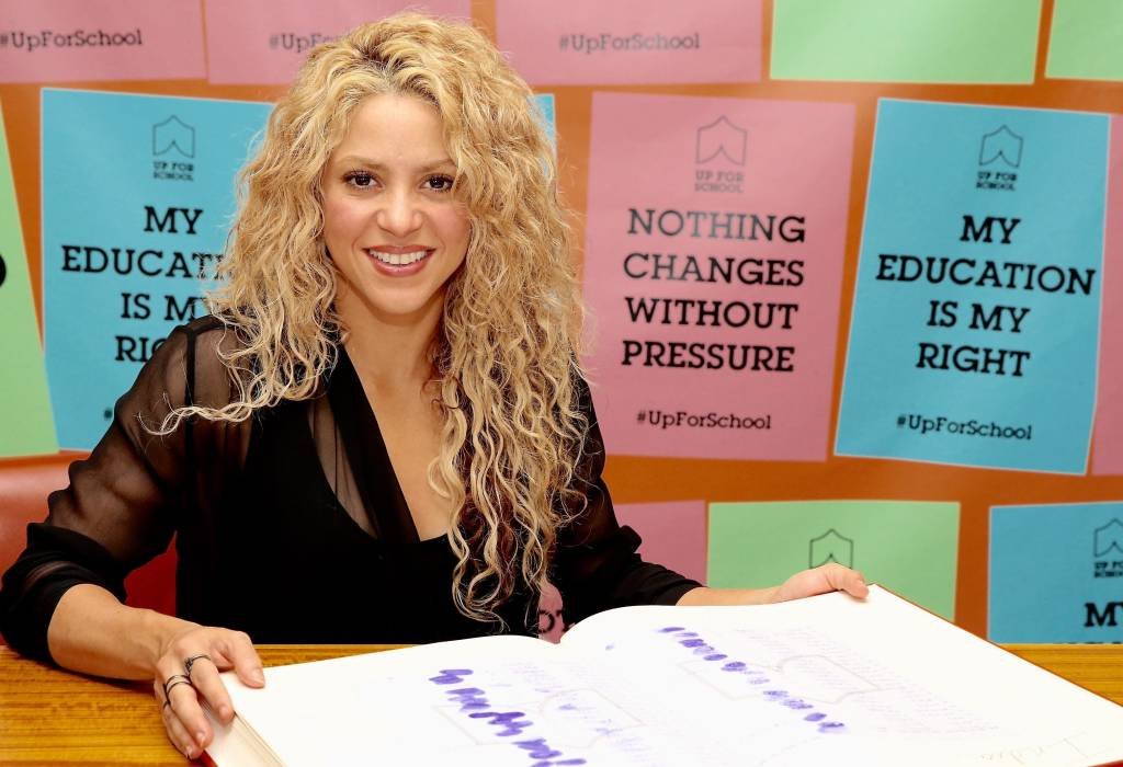 Shakira: a cantora também é embaixadora da boa vontade do Unicef (Robin Marchant/Getty Images)