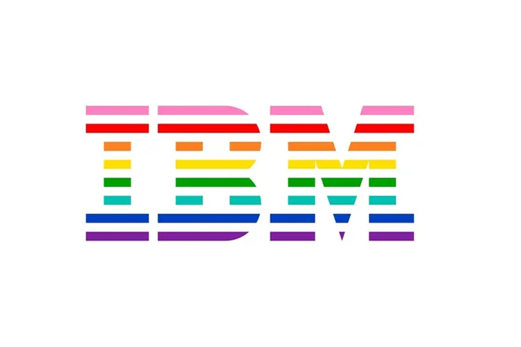 Logo IBM para causa LGBT: nova imagem será usada pela companhia em programas específicos (Divulgação)