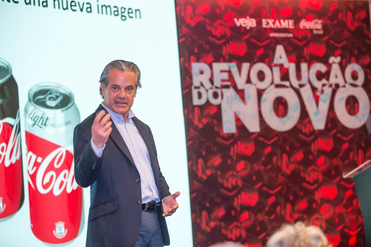 Marcos de Quinto: "a Coca-Cola não nasceu com a vontade de envenenar ninguém, pelo contrário. Fomos criados por um farmacêutico" (Antonio Milena/Site Exame)