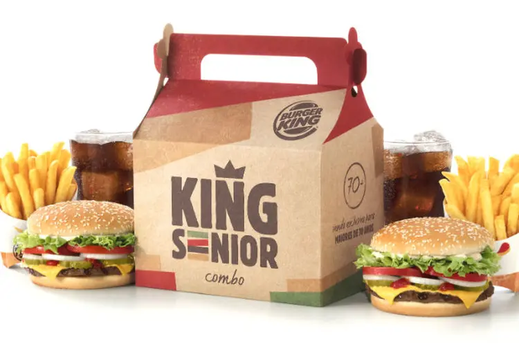 King Senior, lançamento do Burger King no Brasil: primeiro combo voltado para a terceira idade (Burger King)