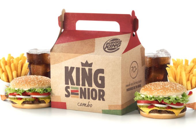 Burger King Brasil lança 1º lanche para idosos acima de 70 anos