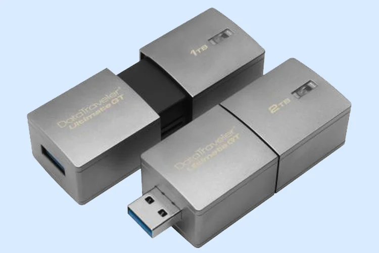 DataTraveler Ultimate GT: o pen drive é revestido em zinco (Kingston/Divulgação)