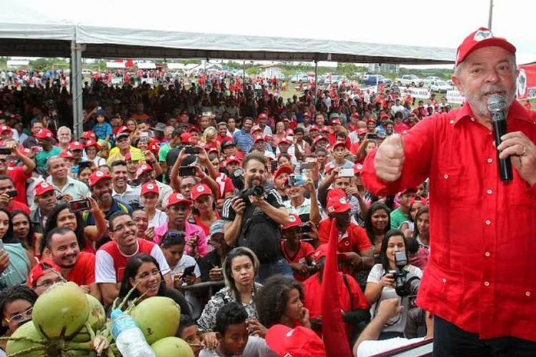 Lula: nesta quarta-feira, o patriarca da esquerda brasileira, de 71 anos, ficará frente à frente com Sérgio Moro (Lula/Divulgação)