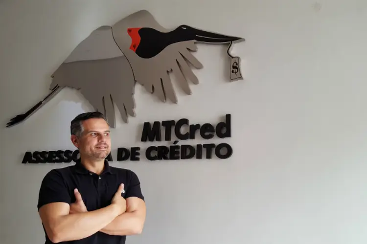 Raniery Queiroz, da MTCred: ele abriu o negócio com o dinheiro de sua última rescisão de contrato (MTCred/Divulgação)