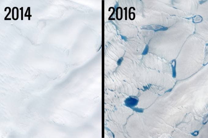 Imagens da Nasa mostram mudanças assustadoras no planeta