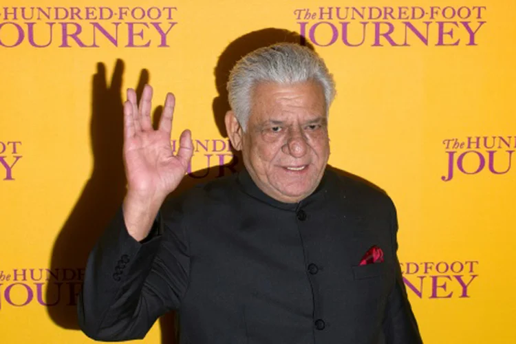 Om Puri: ator indiano, de 66 anos, sofreu um ataque cardíaco (Justin Tallis/AFP)