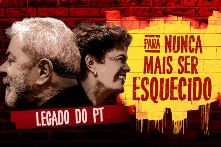 Jogo: o game, que recebeu o nome de "Legado do PT - Para Nunca Mais ser Esquecido" foi lançado em uma página temática dentro do site do PSDB (Divulgação)