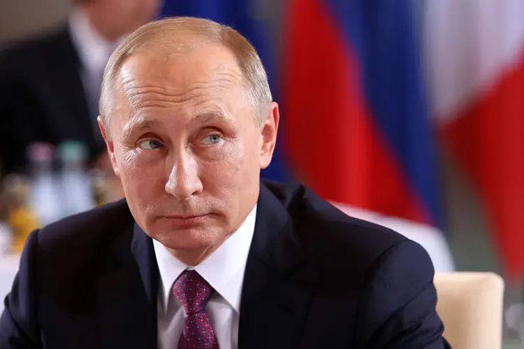 Presidente russo Vladimir Putin, teria ordenado um esforço para ajudar as chances eleitorais do presidente eleito dos EUA (Getty Images/Getty Images)