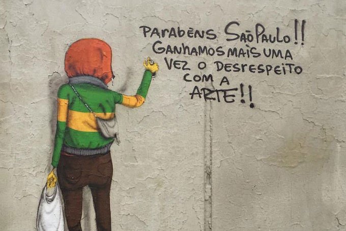 "Os Gêmeos" criticam combate de Doria a grafites e pichações