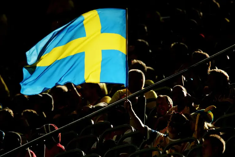 Bandeira da Suécia (foto/Getty Images)