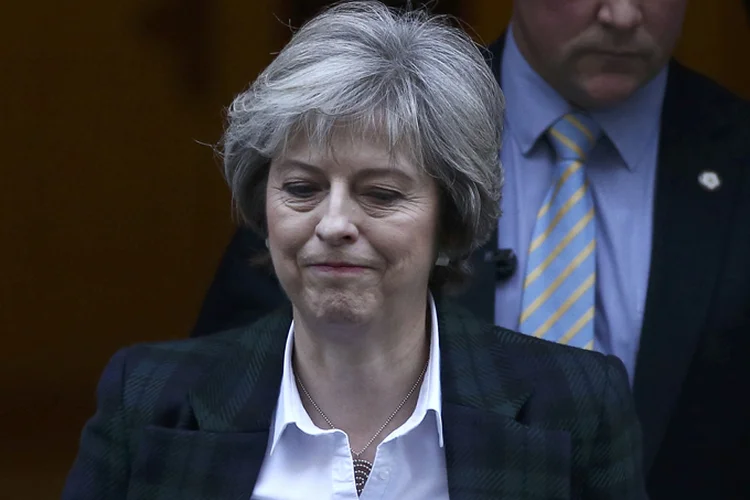 Theresa May: os lordes já tinham aprovado uma emenda para proteger os direitos dos cidadãos comunitários europeus no país (Neil Hall)