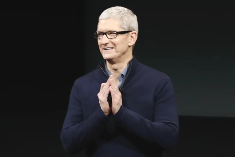 Tim Cook: "É uma recordação de quanto a mudança climática é séria e do que está em jogo" (Stephen Lam/Getty Images)