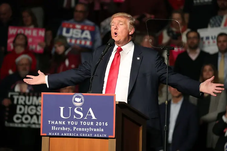 Donald Trump: 54% que afirmam ter uma impressão "desfavorável" sobre o presidente eleito (Getty Images)