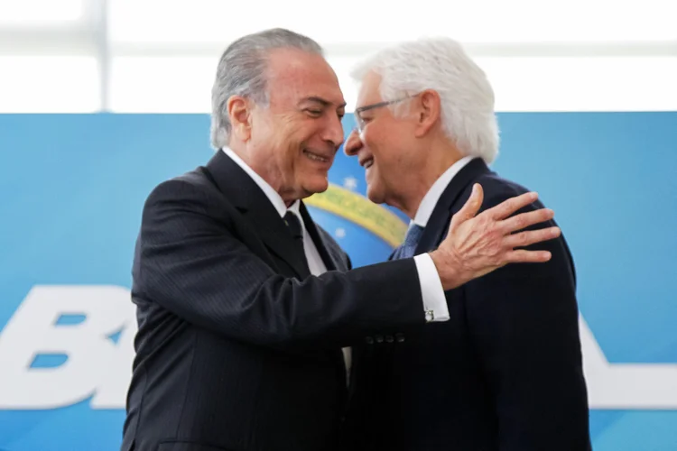 Moreira Franco: também citado na Lava Jato, o ministro não caiu. Pelo contrário, para obter o chamado foro privilegiado, foi nomeado em fevereiro para a Secretaria-Geral da Presidência (Beto Barata/Presidência/Agência Brasil)