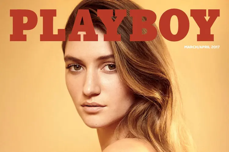 Playboy: a revista promoveu nas redes sociais a hashtag #NakedIsNormal (Divulgação)