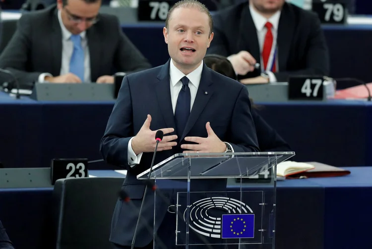 Joseph Muscat: "a maior ameaça é não perceber que vivemos em momentos históricos e isso requer que agir juntos" (Christian Hartmann/Reuters)