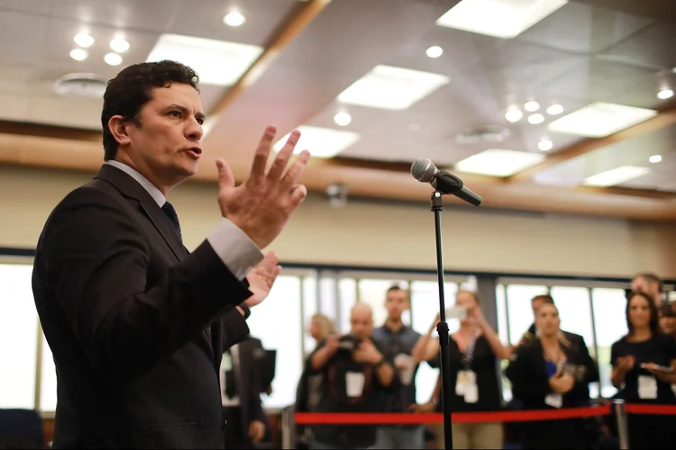 Sérgio Moro: juiz defendeu combate à corrupção sistêmica e estímulo a empresas que querem denunciar abusos (Diego Vara/Reuters)