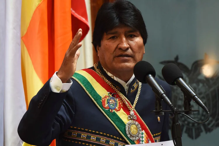 Evo Morales: ele afirma que a derrota no referendo de 21 de fevereiro do ano passado foi fruto de um escândalo midiático (Enzo De Luca/Courtesy of Bolivian Presidency/Handout/Reuters)