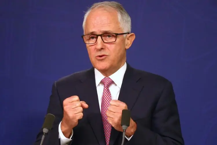 Malcolm Turnbull: "Estamos trabalhando muito rapidamente em um acordo de segurança", disse Trump (David Gray/Reuters)