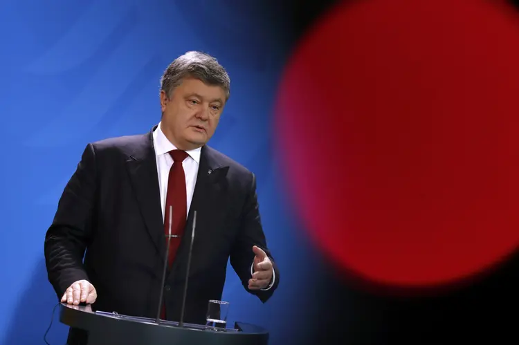 O presidente da Ucrânia, Petro Poroshenko (Fabrizio Bensch/Reuters)